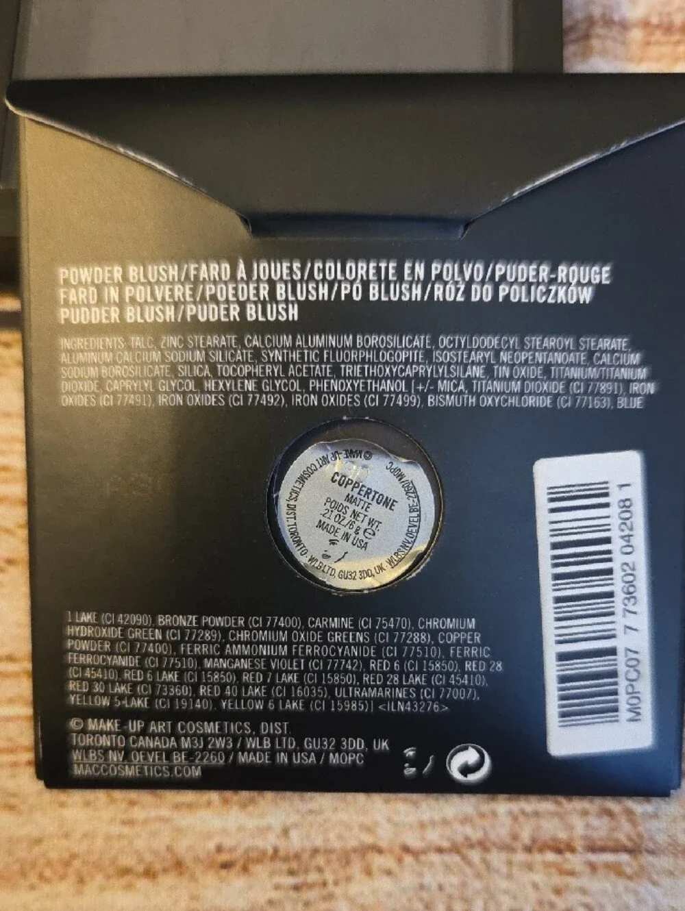 MAC Cosmetics Powder Blush and MAC Magnetic Blush Palette Case